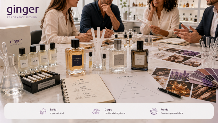 Diferenças entre notas de perfumes